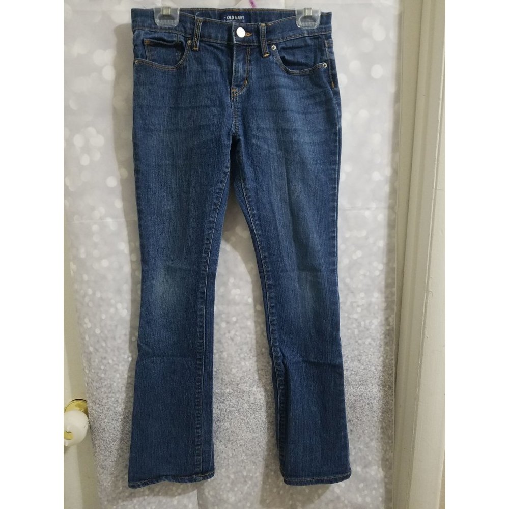 Girl's Old Navy  Bootcut Jeans Size 14 Dark Denim